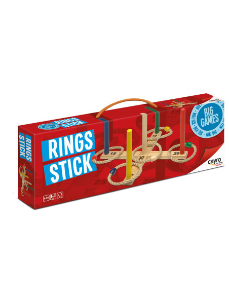 Rings Stick  - Throw the rings and catch the highest-scoring pegs to become the winner. The game is made of high-quality wood an