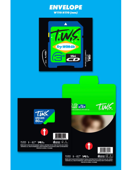 TWS - [TRY WITH US] 3rd Mini Album (Compact Ver.)  - TWS - [TRY WITH US] 3rd Mini Album (Compact Ver.)Contenido:

1 Mini CD
1 Bo