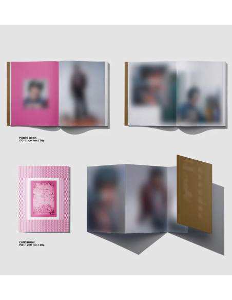 copy of BTS - V - Layover (1st Solo Album)  - Libro fotográfico A (124 páginas)Fotolibro B de 20 páginasLibro de letras (12 pági