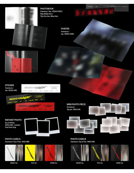 copy of Enhypen - Dark Blood - Lomo Cards 55 PCS  - Enhypen - Dark Blood - Lomo Cards 55 PCS