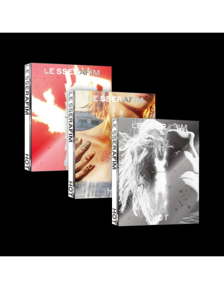 copy of LE SSERAFIM - CRAZY (4TH Mini Album)  - LE SSERAFIM - CRAZY (4TH Mini Album)
Variaciones: A (negro); B (azul); C (blanco