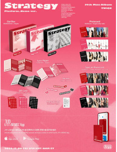copy of TWICE - Ready to Be (12th Mini Album) * Regalo paquete de tarjetas extra  - 
Versiones: Ready (blanco con letras rosa), 