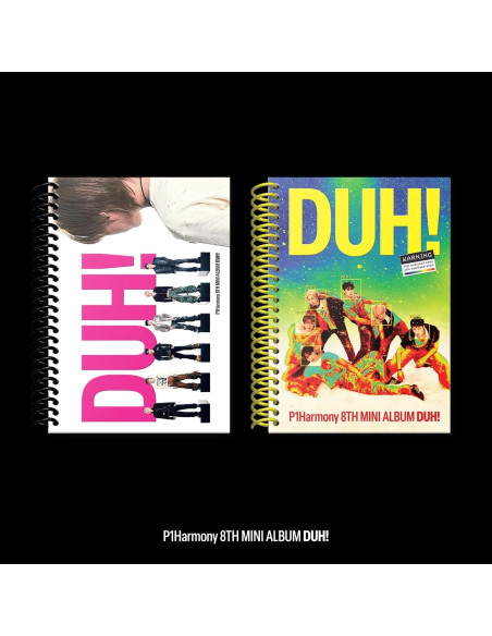 Pre-Order P1HARMONY - DUH! (8th Mini Album)  - P1HARMONY - DUH! (8th Mini Album)2 Versiones: D Ver. (Letras Rosas) y U Ver. (Let