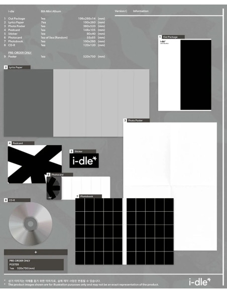 copy of (G)I-DLE - I SWAY (7th Mini Album) + Exclusive Photocard  -  (G)I-DLE - I SWAY (7th Mini Album)
3 Versiones: Wind (amari