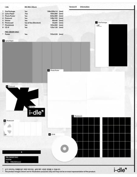 copy of (G)I-DLE - I SWAY (7th Mini Album) + Exclusive Photocard  -  (G)I-DLE - I SWAY (7th Mini Album)
3 Versiones: Wind (amari