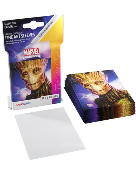 Fundas Groot Tamaño Standard (50+1). Marvel Champions  - 