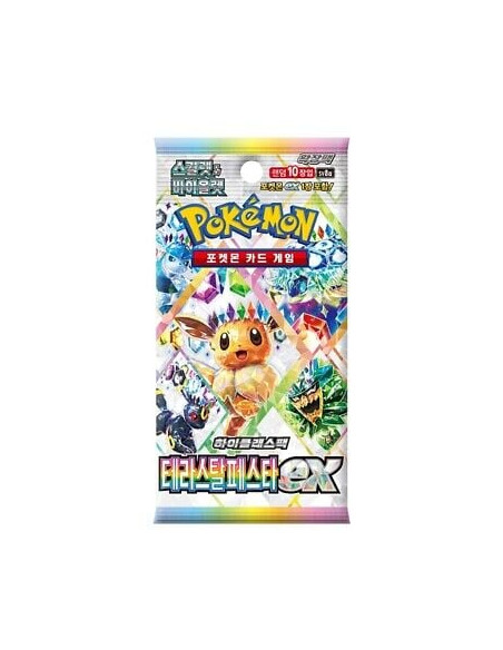 POKEMON TERASTAL FESTIVAL EX Sobre (Koreano) 10 Cartas (evoluciones prismaticas)  - 