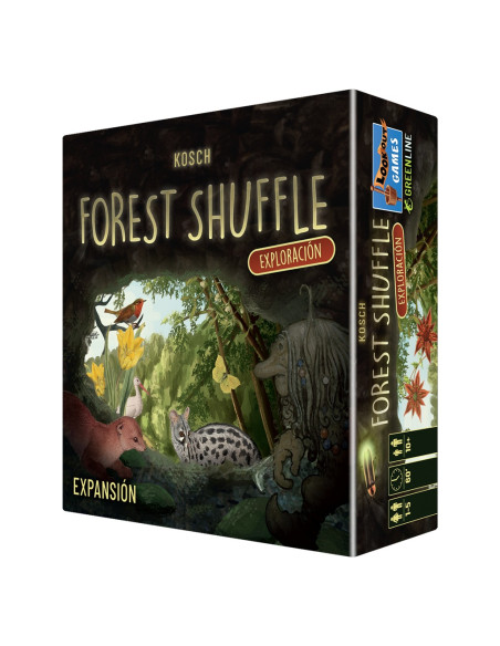 Forest Shuffle Exploration. Expansion (Spanish)  - A world of possibilities awaits you!
Embark on a forest expedition and explor