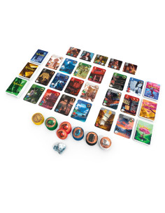 Splendor: The Sun Never Sets. Expansion  - Build fortresses in the East as your guild faces new challenges. 2