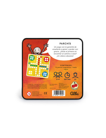 Parchis Magnético Clásicos  - Un juego con la garantía de enseñarte y perder con gracia. ¿Serás el primero en encontrar el camin