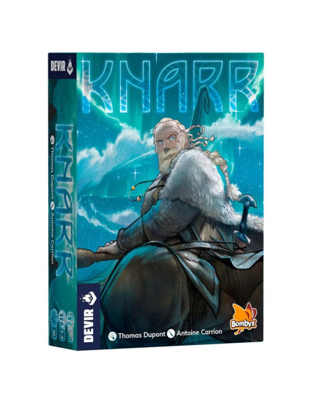 Knarr. Juego de Mesa  - Recluta y lidera un grupo de vikingos para formar tu cofradía, haz fortuna enviándolos a descubrir nuevo