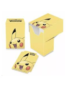 Deck Box Pikachu Full View 80+. Pokemon  - 