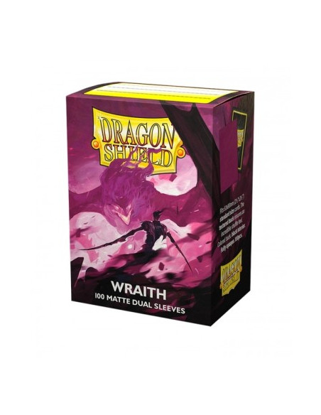 Fundas Dragon Shield Tamaño Standard (63x88mm) - Wraith Dual Mate (100)  - Fundas compatibles con Magic The Gathering, Pokémon T