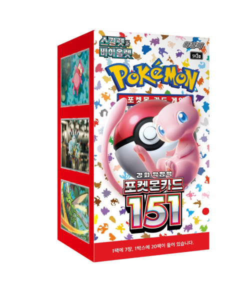 Pokémon 151: Caja de Sobres (20) Coreano  - 