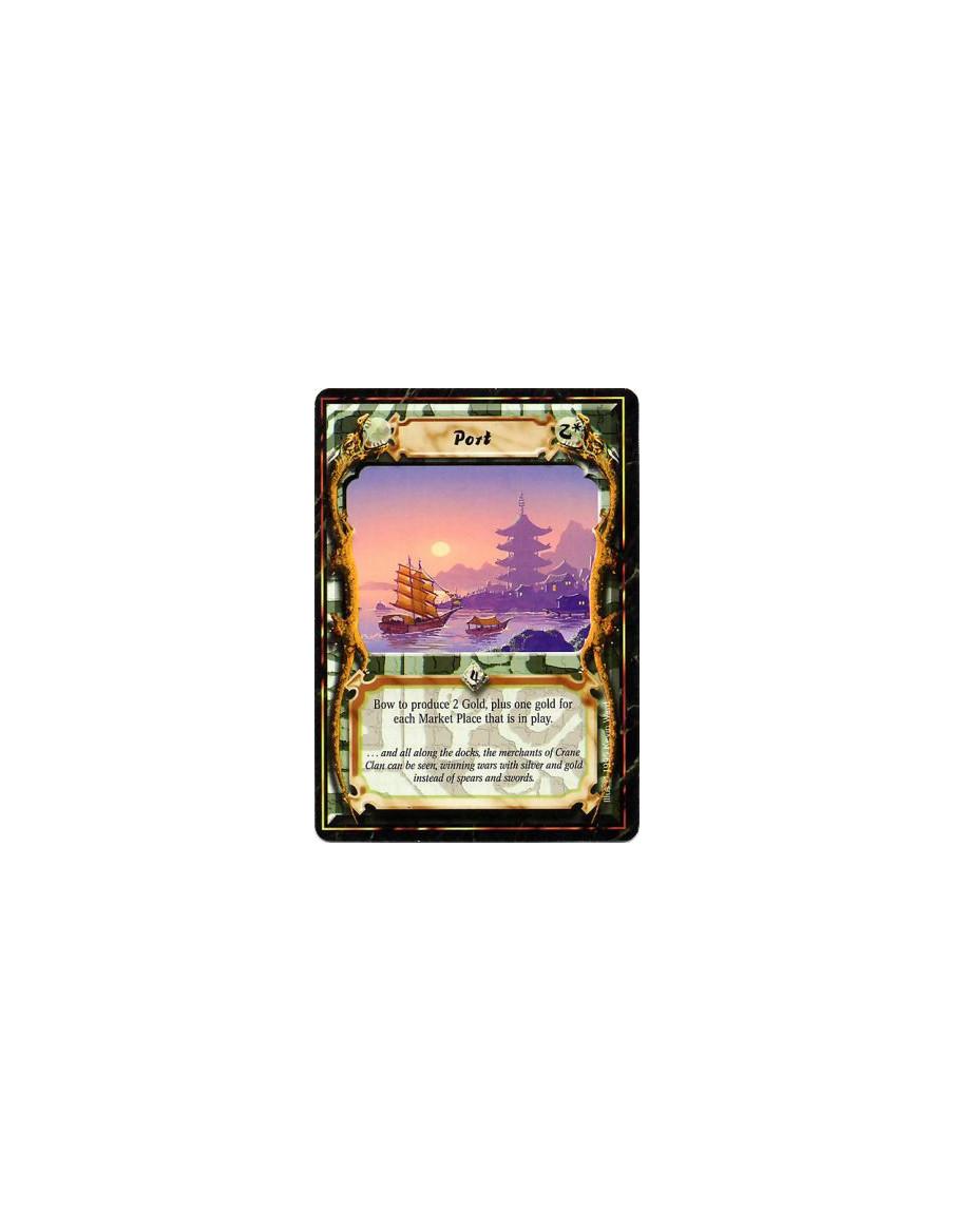 Port  - PortBow this card: Produce 2 Gold, plus 1 Gold for each Market in play.