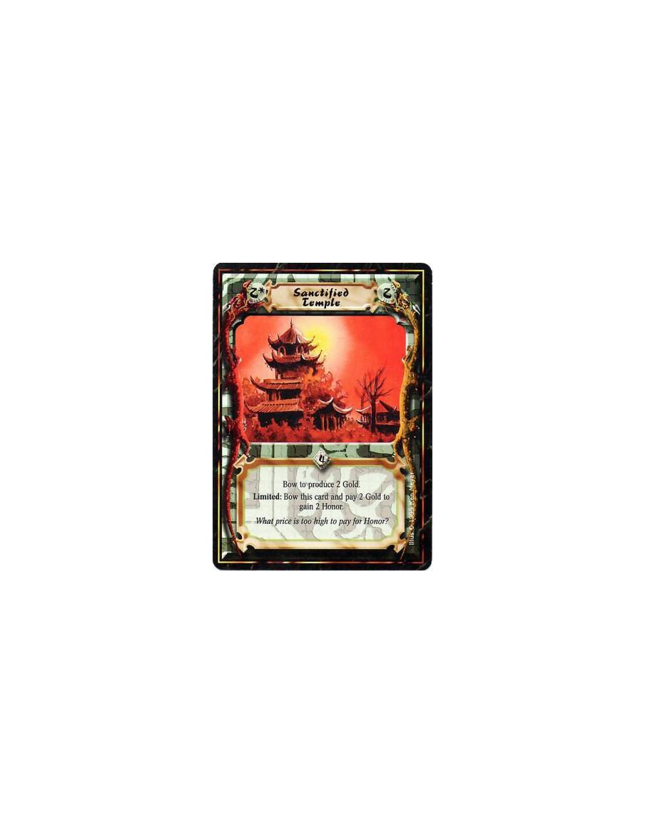 Sanctified Temple  - TempleBow this card: Produce 2 Gold.  Limited: Any number of times per turn, bow this card and pay 2 Gold: 
