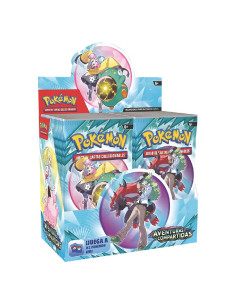 Scarlet & Violet  9 Journey Together: Booster Box (36) + Promo Card (LATAM Spanish)  - Escarlata y Púrpura 9 Aventuras Compartid