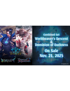 RESERVA Shadowverse Evolve - Combined Set Worldreaver's Descent & Dominion of Darkness: Caja de Sobres (12) Inglés  - Este produ