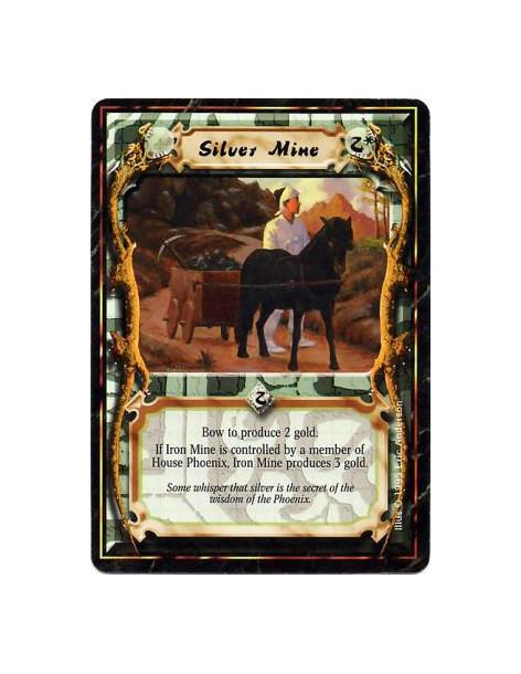 Silver Mine  - MineBow this card: Produce 2 Gold, or 3 Gold if you are a Phoenix Clan player.