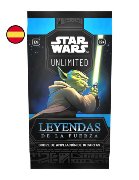 Star Wars Unlimited - Legends of the Force: Booster Pack (16 cards) Spanish  - Star Wars Unlimited - Legends of the Force: Boost