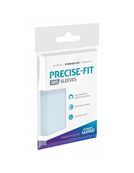 Sleeves Precise-Fit Ultimate Guard Transparent (100)  - Sleeves Precise-Fit Ultimate Guard Transparent (100)