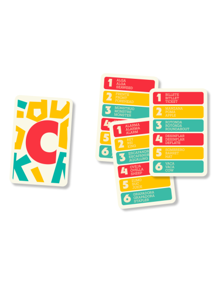 ¡Teto!  - "Teto" is a team-based competition where you must cooperate and help each other to decipher all the words on your card