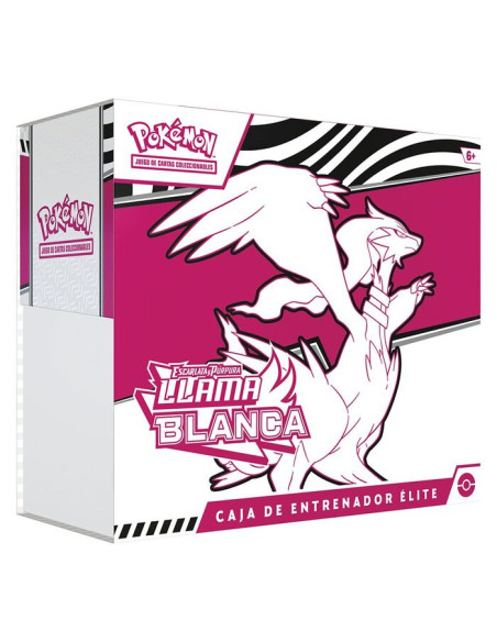 Escarlata y Púrpura 10.5 Llama Blanca: Caja de Entrenador de Élite (Español)  - 