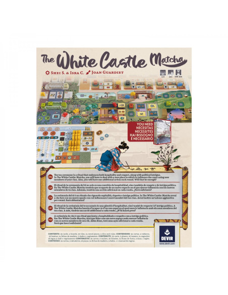 The White Castle Matcha. Expansion  - ¡Expande The White Castle con un nuevo tablero y más acciones a tu alcance!