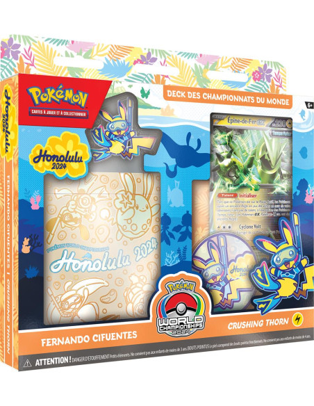 World Championship Deck 2024 Iron Thorns EX. (Inglés) Pokémon tcg  - Vive la emoción de las finales mundiales con un mazo comple