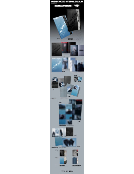 SEVENTEEN - HOSHI X WOOZI  - BEAN (1st Album)  - SEVENTEEN - HOSHI X WOOZI  - BEAN (1st Album)2 Versiones: X Ver. y + Ver.Conten