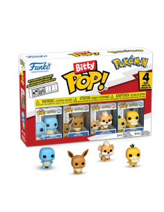 Funko Bitty Pop! Pack 4 Figuras Pokemon Series 4  - Funko Bitty Pop! Pack 4 Figuras Pokemon Series 4 2cm