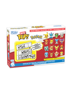 Funko Bitty Pop! Pack 4 Figuras Pokemon Series 4  - Funko Bitty Pop! Pack 4 Figuras Pokemon Series 4 2cm 2
