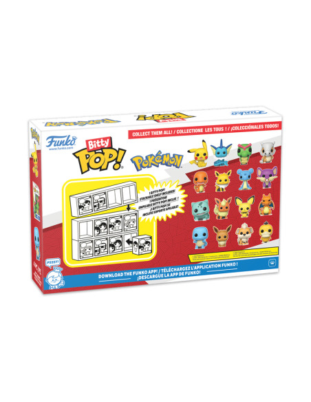 Funko Bitty Pop! Pack 4 Figuras Pokemon Series 1  - 