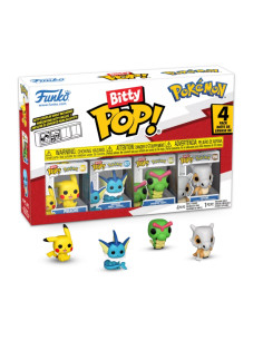 Funko Bitty Pop! Pack 4 Figuras Pokemon Series 1  - Funko Bitty Pop! Pack 4 Figuras Pokemon Series 1 