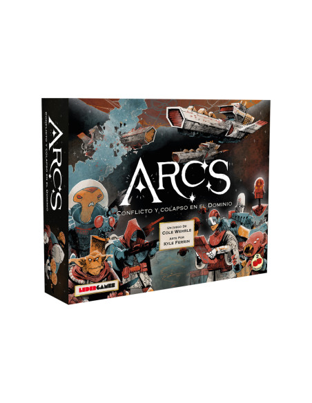 Arcs. Conflicto y Colapso en el Dominio  - Arcs es un agudo juego de estrategia de ciencia ficción para 2-4 jugadores, ambientad