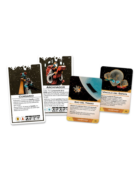 Arcs. Pack Líderes y Trasfondo.  - Explora estrategias únicas y complejas en el juego base de Arcs con nuevos líderes, y añade g