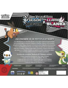 Escarlata y Púrpura 10.5: Fulgor Negro Llama Blanca Colección con Póster (Español)  - ¡Con 156 Pokémon por descubrir, Teselia es 2