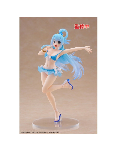 Figura Coreful. Aqua en traje de baño. Konosuba  - Fugura Coreful. Aqua en traje de baño. Konosuba