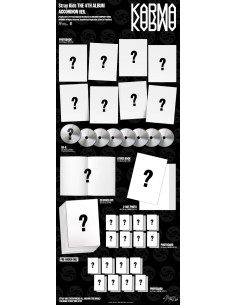 STRAY KIDS - [KARMA] 4th Album ACCORDION  - STRAY KIDS - [KARMA] 4th Album ACCORDION8 Versiones: Bang Chan, Lee Know, Changbin,  2