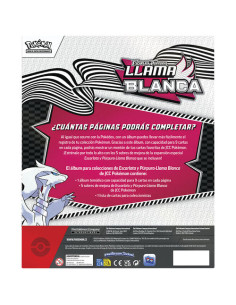 Escarlata y Púrpura 10.5: Llama Blanca Reshiram Álbum para Colecciones  - Contenido:

5 sobres de la expansión
1 álbum exclusivo 2