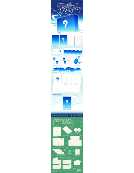 ZEROBASEONE - [NEVER SAY NEVER] 1st Album PHOTOBOOK  - ZEROBASEONE - [NEVER SAY NEVER] 1st Album PHOTOBOOK2 Versiones: ICON y OR