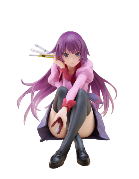 Figura Hitagi Senjougahara - Monogatari Desktop Cute 13cm  - 1Figura Hitagi Senjougahara - Monogatari Desktop Cute aproximada 13