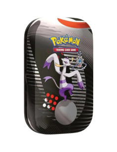 Scarlet & Violet 8.5 Black Bolt and White Flare: Mini tin Mienshao (Spanish)  - 1 Pokemon Black Bolt Booster Pack per Tin
1 Poke
