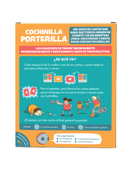 Cochinilla Porterilla. Board Game (Spanish)  - ¡UN JUEGO DE CARTAS QUE HARÁ QUE TODO EL MUNDO SE LEVANTE Y SE RÍA MIENTRAS LANZA