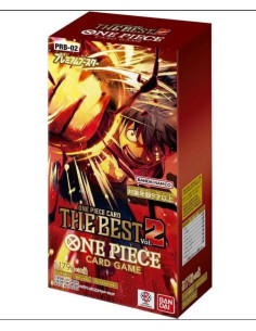 One Piece The Best Vol.2 PRB02: Caja de Sobres (10) Japonés  - One Piece The Best Vol.2 PRB02: Caja de Sobres (10) Japonés