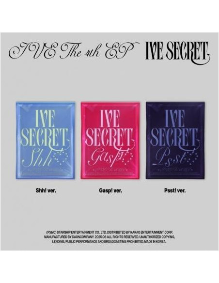 copy of IVE - IVE SWITCH (2nd Mini Album)  - IVE - IVE SWITCH (2nd Mini Album)
4 versiones:
ON (blanco); OFF (negro); SPIN OFF (