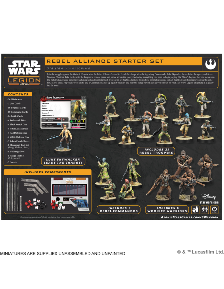 Star Wars LEGIÓN: Rebel Alliance Starter Set + Figura PROMO  - 
