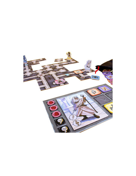 Karak (Caja dañada)  - En Karak, cada jugador conducirá uno de los seis diferentes personajes dentro del laberinto de Karak. Pie