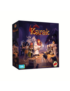 Karak (Caja dañada)  - En Karak, cada jugador conducirá uno de los seis diferentes personajes dentro del laberinto de Karak. Pie