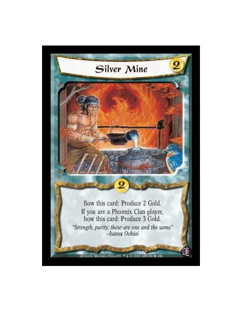 Silver Mine  - Bow this card: Produce 2 Gold. If you are a Phoenix Clan player, bow this card: Produce 3 Gold.